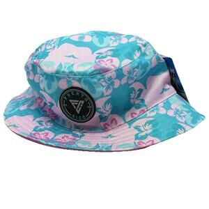Puerto Rico Reversible Bucket Hat | Pink & Tropical Floral | Isla Del Encanto